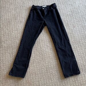 Abercrombie & Fitch Dark Gray Straight Jeans